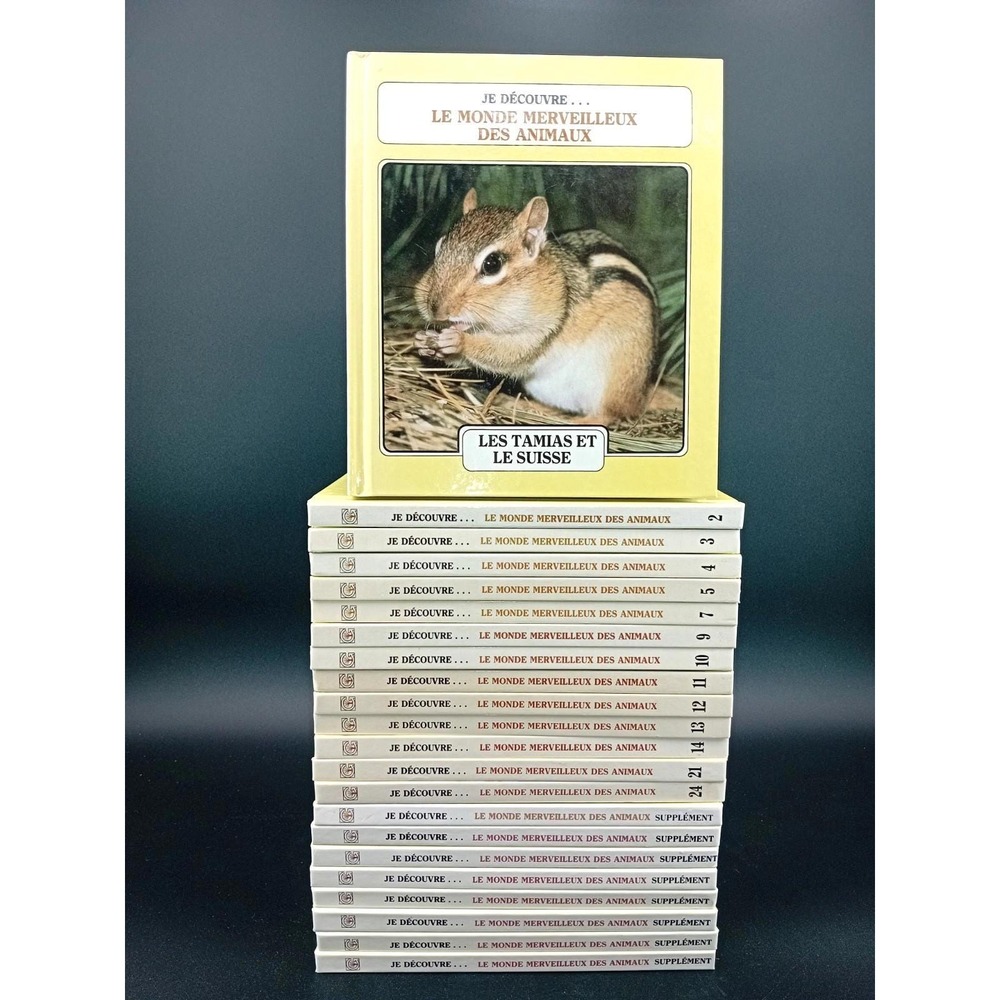 Lot de 22 Livres –‎ Je Découvre le Monde Merveilleux des Animaux |  en Francais